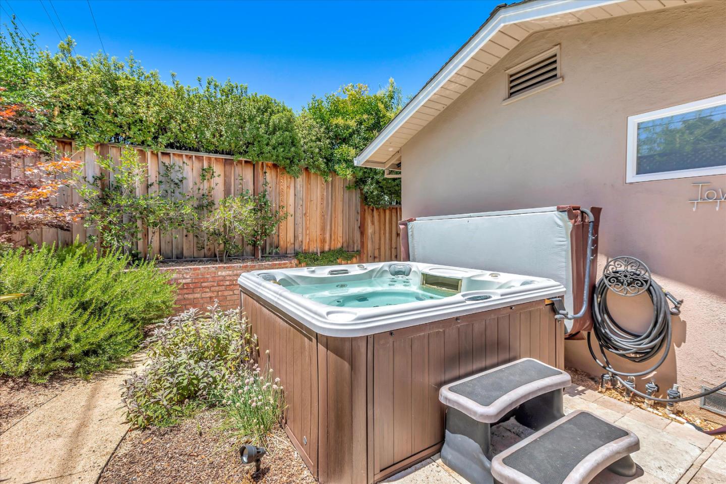 1929 Fordham Way Mountain View, CA 94040 - Photo 44 of 45 a backyard of a house with yard and outdoor seating
