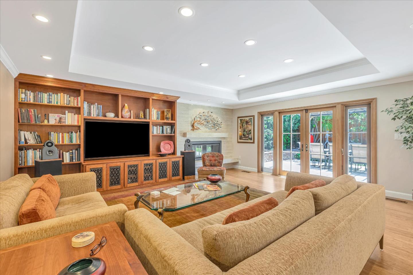 1929 Fordham Way Mountain View, CA 94040 - Photo 5 of 45 a living room with furniture and a flat screen tv
