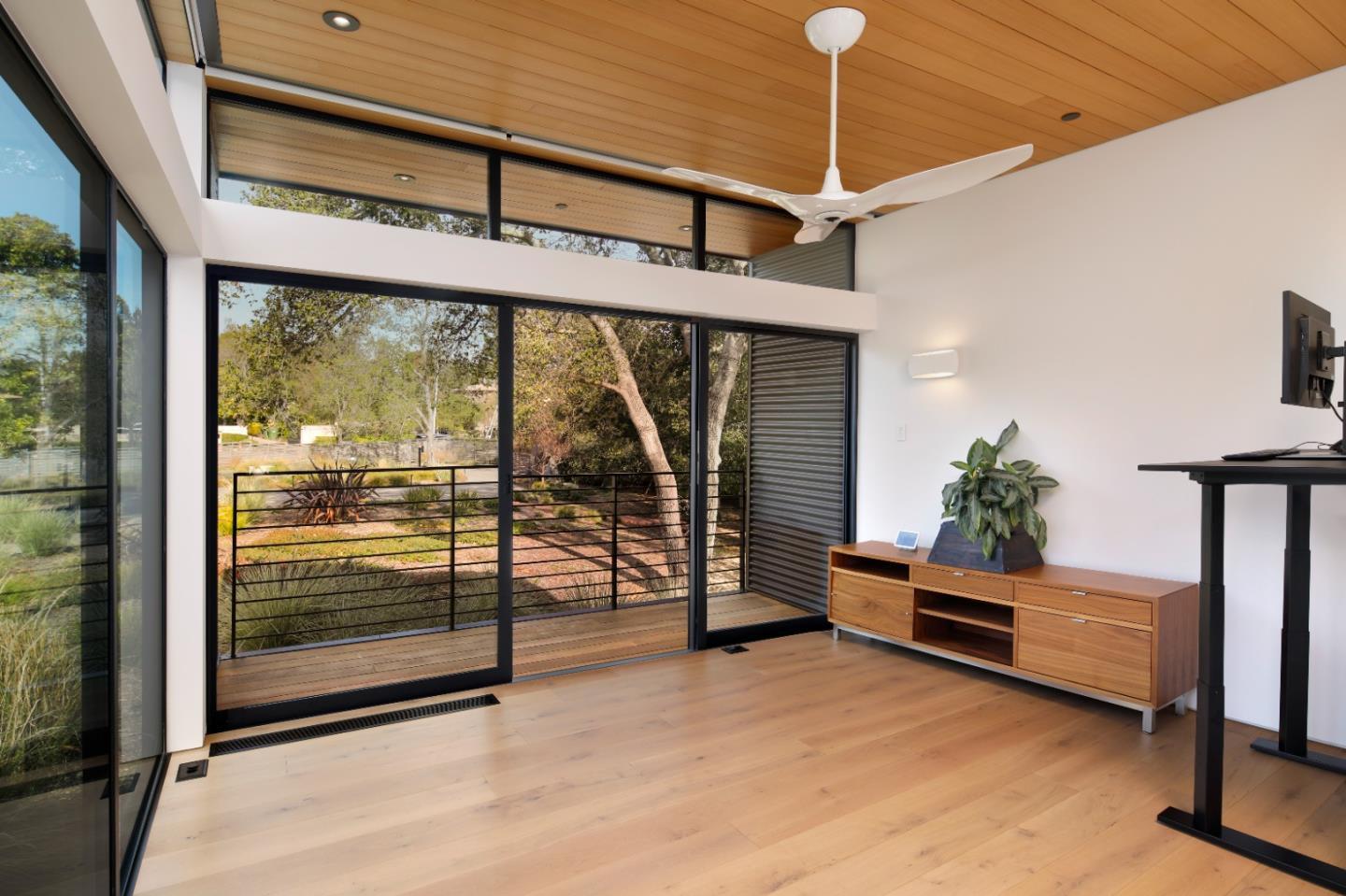 93 Broadacres Road Atherton, CA 94027 - Photo 12 of 18 a view of a room with gym equipment