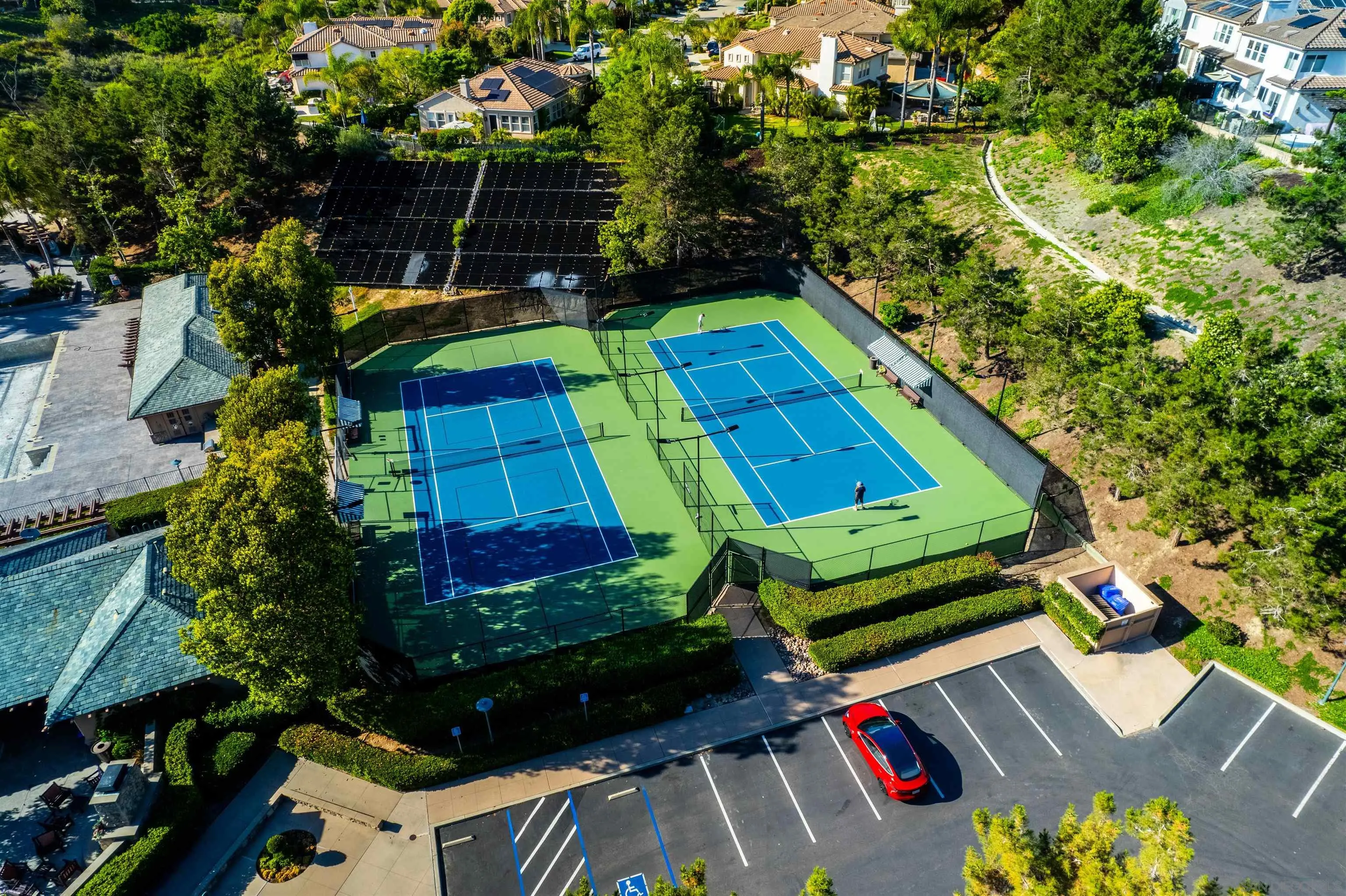 3012 Avenida Ciruela Carlsbad, CA 92009 - Photo 38 of 40 an aerial view of a backyard