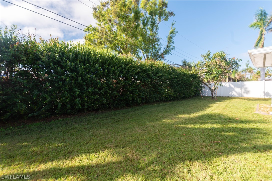 1448 Byron Road Fort Myers, FL 33919 - Photo 30 of 30 a view of yard with green space