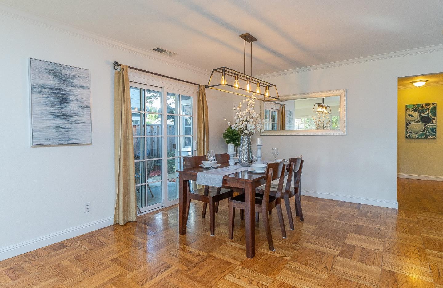 1896 Ellen Avenue San Jose, CA 95125 - Photo 13 of 50 a view of a dining room with furniture window and outside view