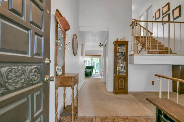 a view of entryway and hall