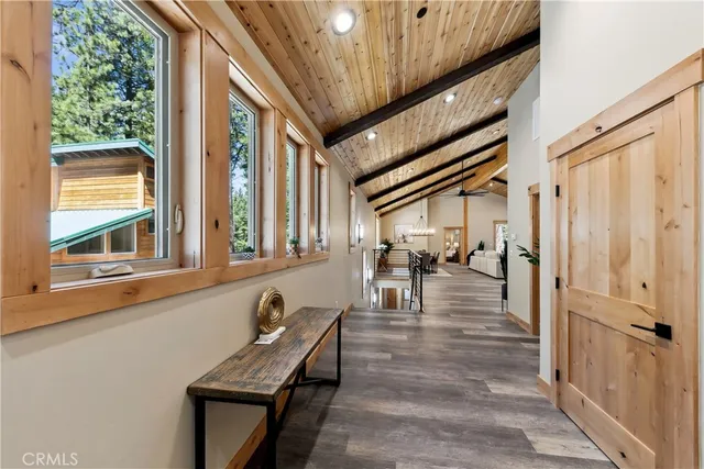 a view of outdoor space with seating area