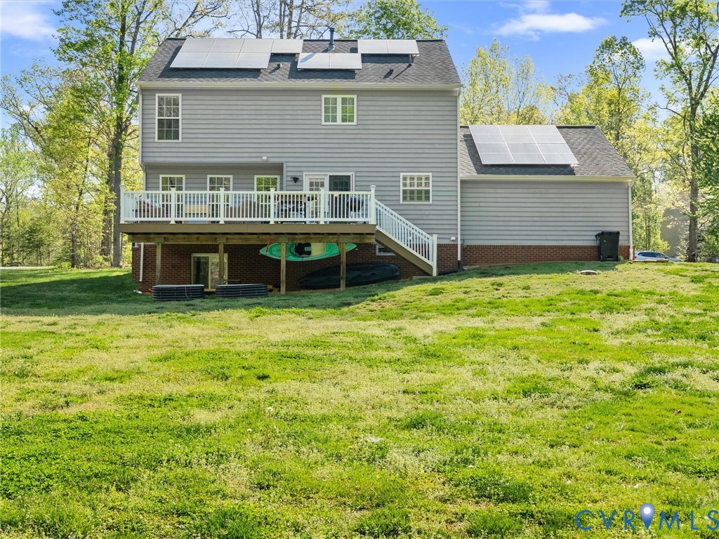 126 Reedy Creek Road Louisa, VA 23093 - Photo 60 of 65 The property features a spacious deck with white r