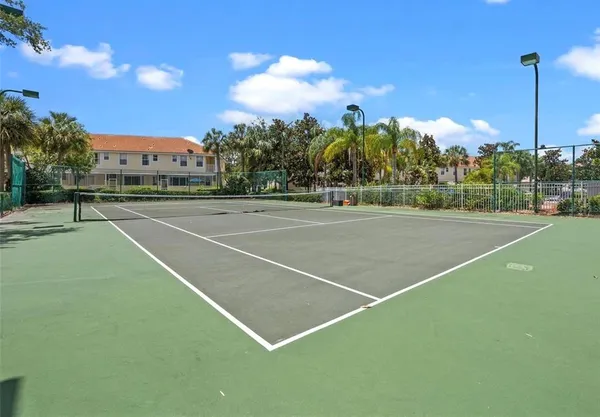 a view of a tennis court