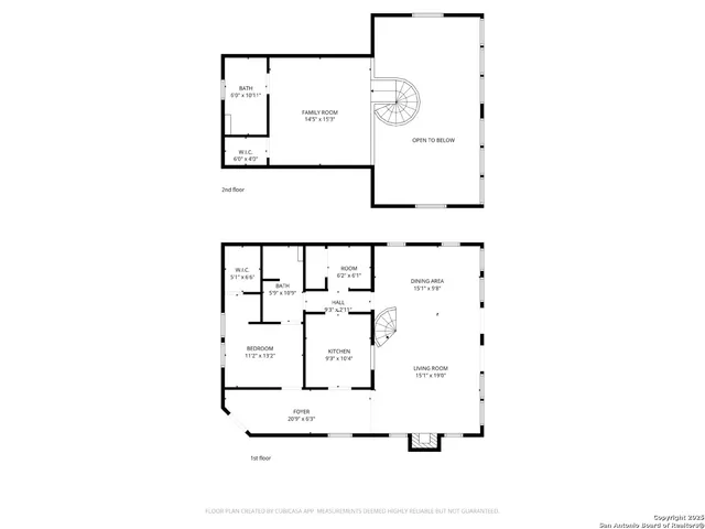 a black and white photo of a floor plan