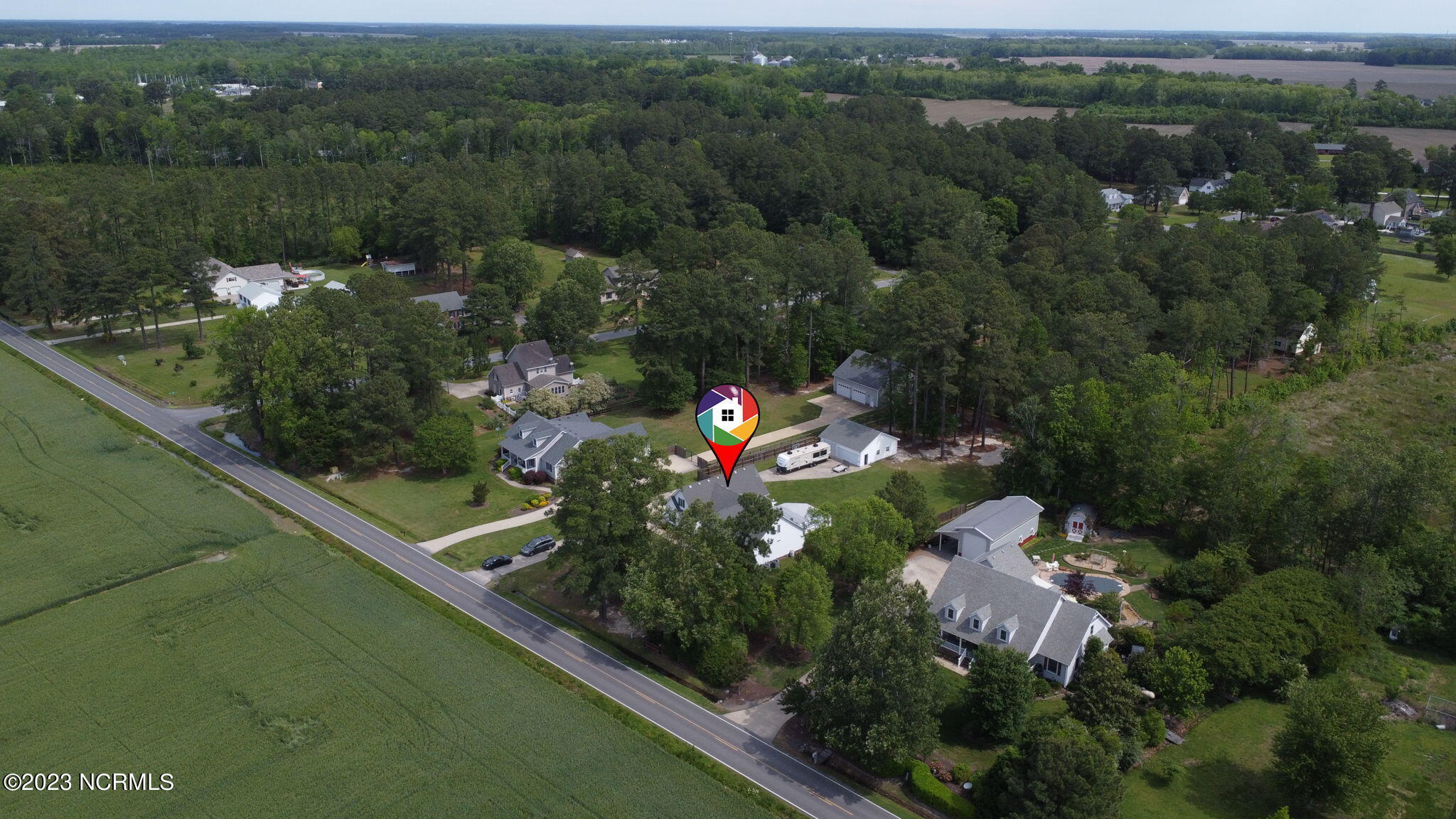 152 Country Club Road Camden, NC 27921 - Photo 43 of 44 Aerial view