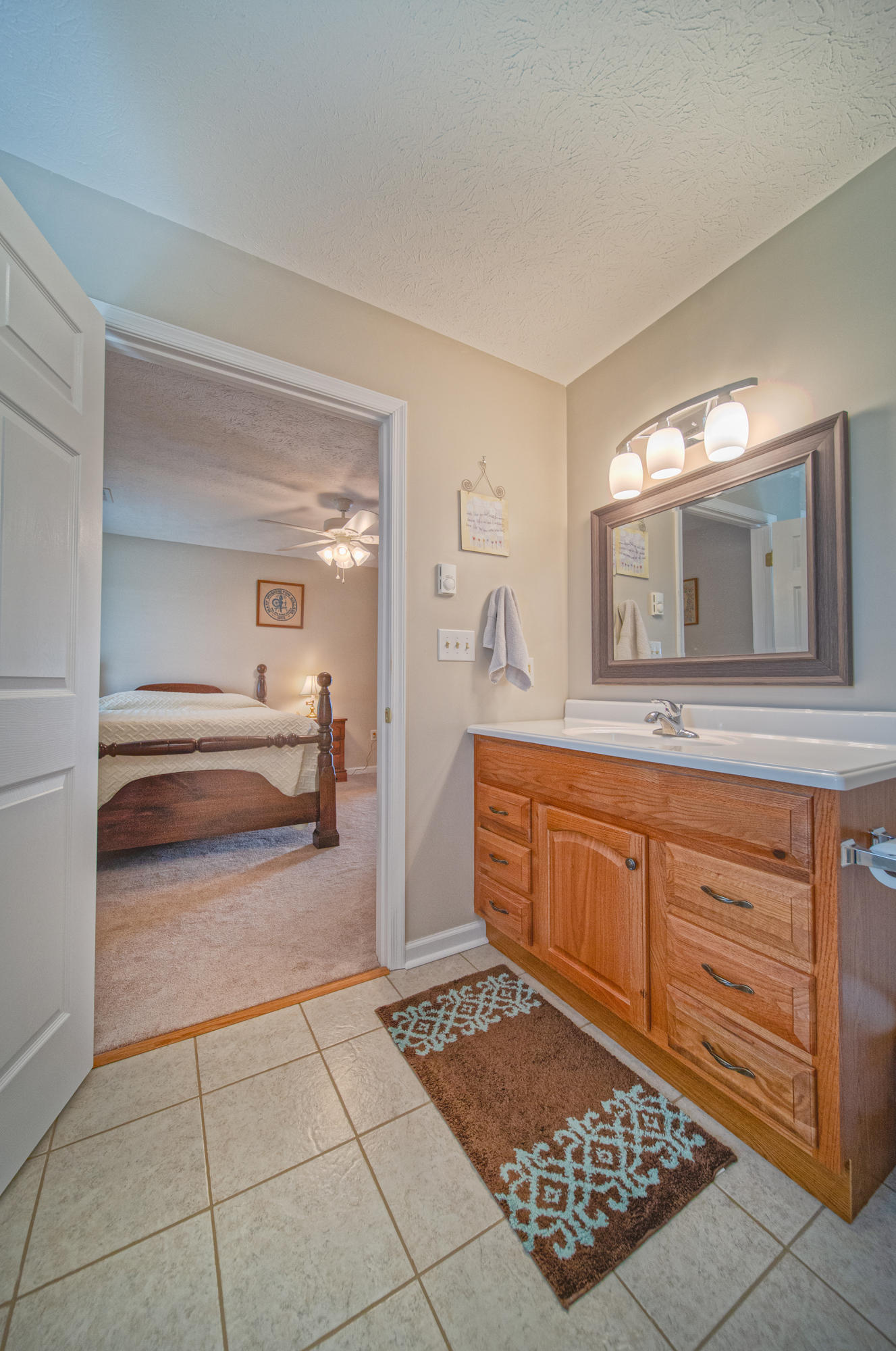 3746 Horseshoe Bend Road Goodview, VA 24095 - Photo 22 of 35 a bathroom with a sink a mirror and a bathtub