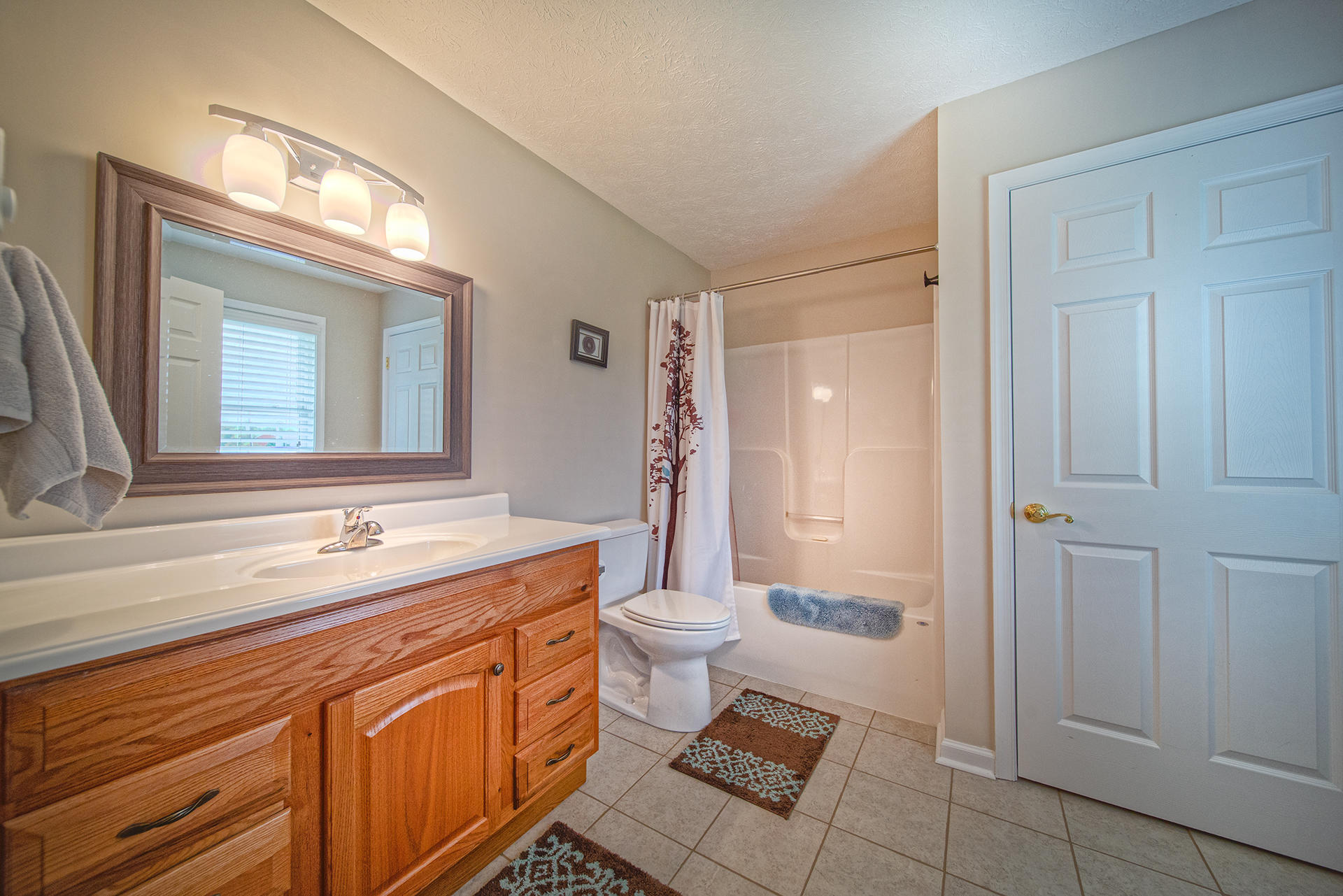 3746 Horseshoe Bend Road Goodview, VA 24095 - Photo 23 of 35 a bathroom with a sink a toilet and a mirror