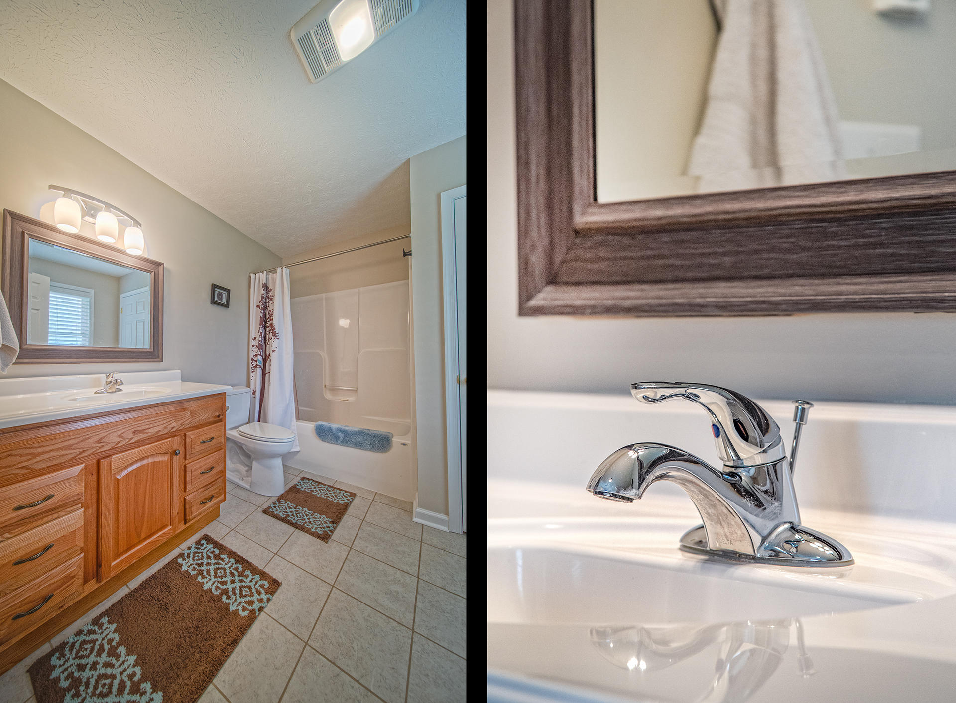 3746 Horseshoe Bend Road Goodview, VA 24095 - Photo 24 of 35 a bathroom with a sink and a mirror