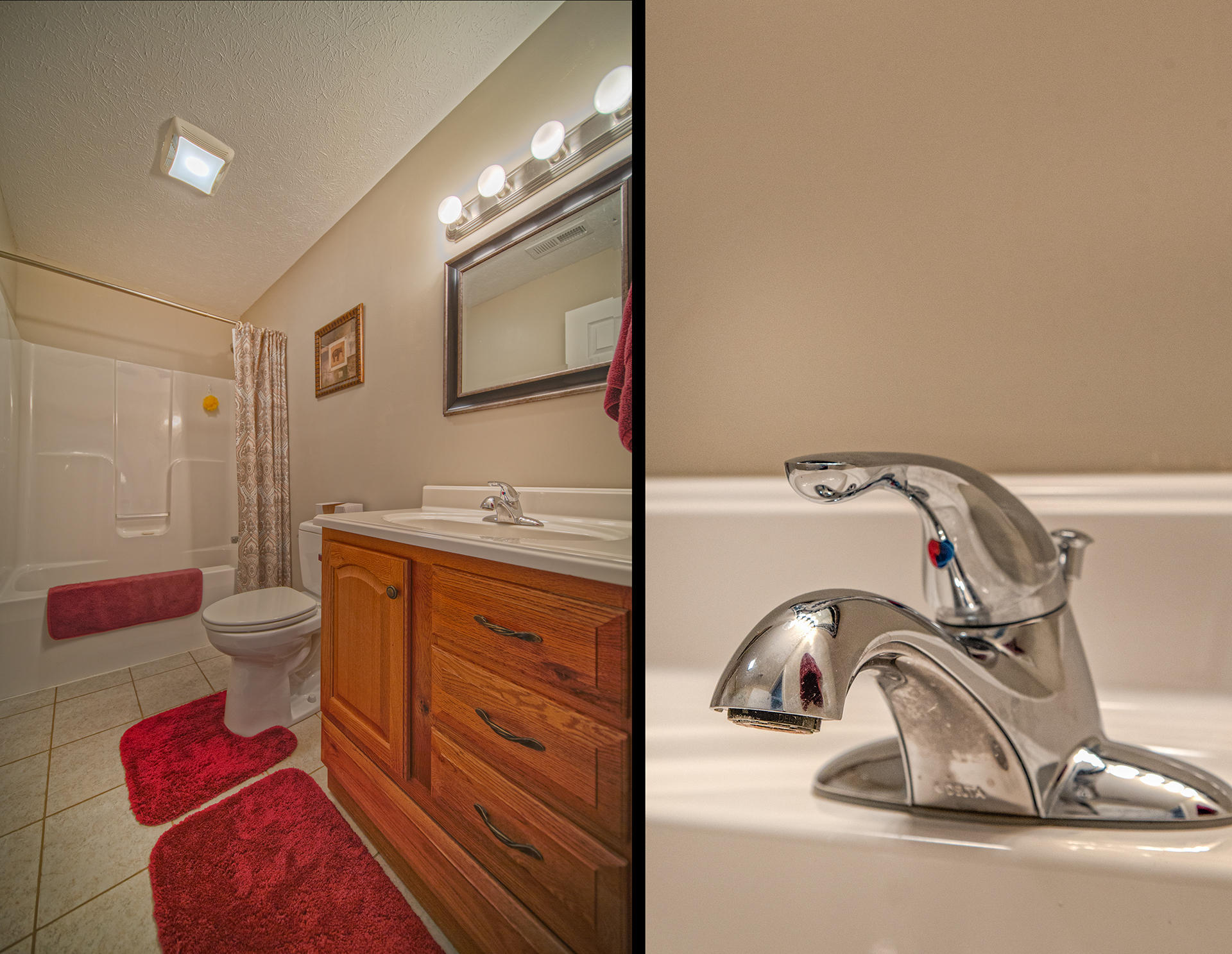3746 Horseshoe Bend Road Goodview, VA 24095 - Photo 6 of 35 a bathroom with a sink and a mirror