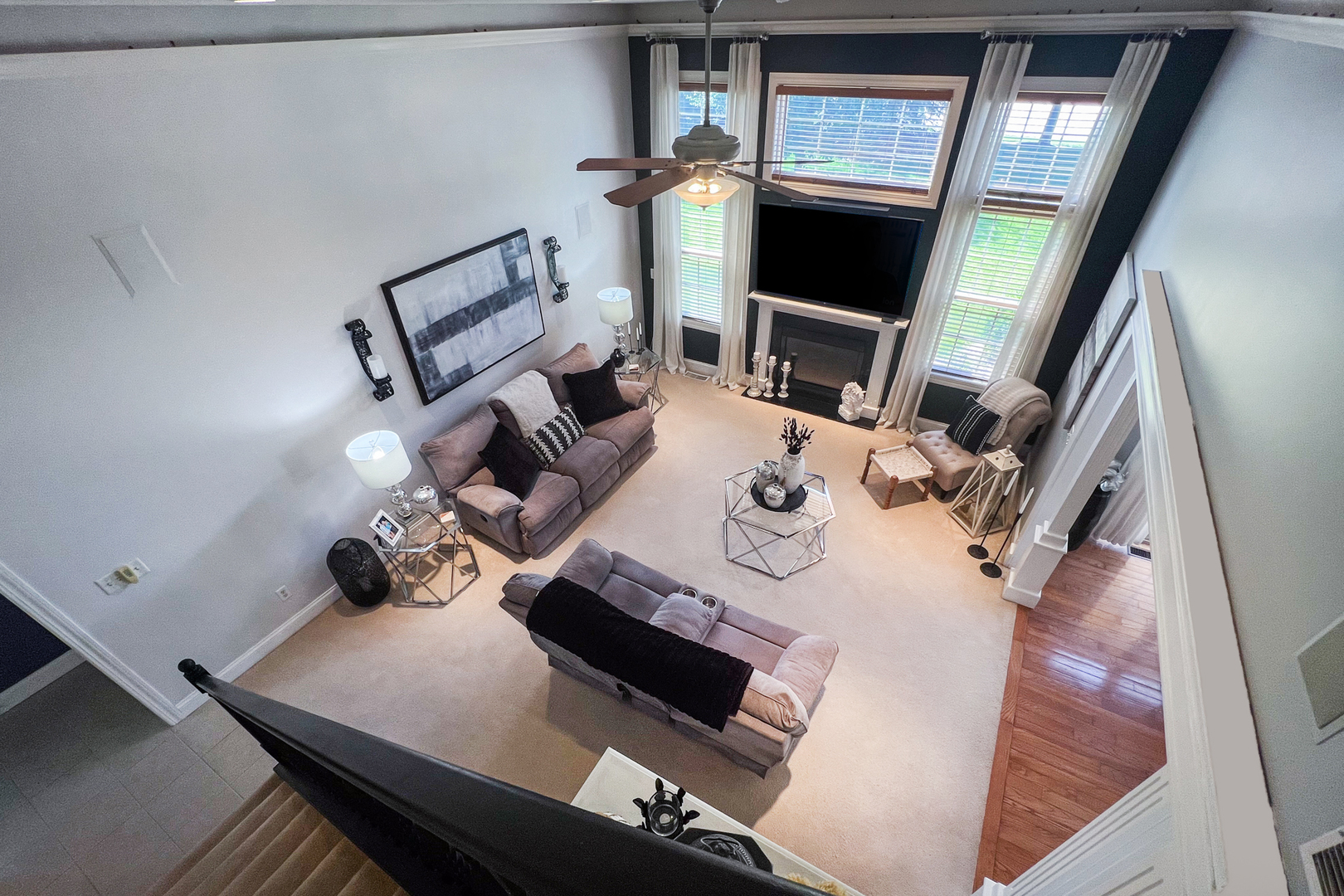 1099 Balsam Road Normal, IL 61761 - Photo 23 of 45 a living room with furniture and a flat screen tv