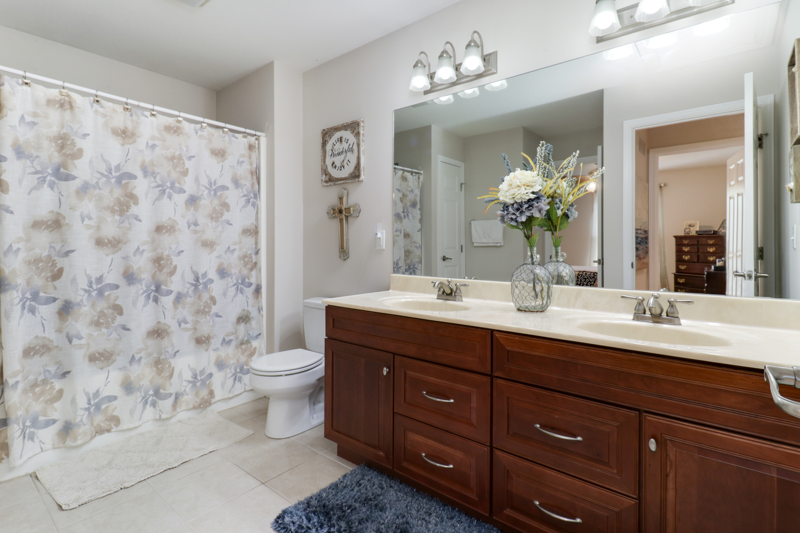 1099 Balsam Road Normal, IL 61761 - Photo 31 of 45 a bathroom with a double vanity sink mirror and toilet