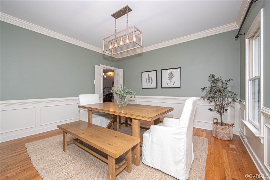 2425 Hartlepool Lane Midlothian, VA 23113 - Photo 13 of 44 a view of a dining room with furniture and chandelier