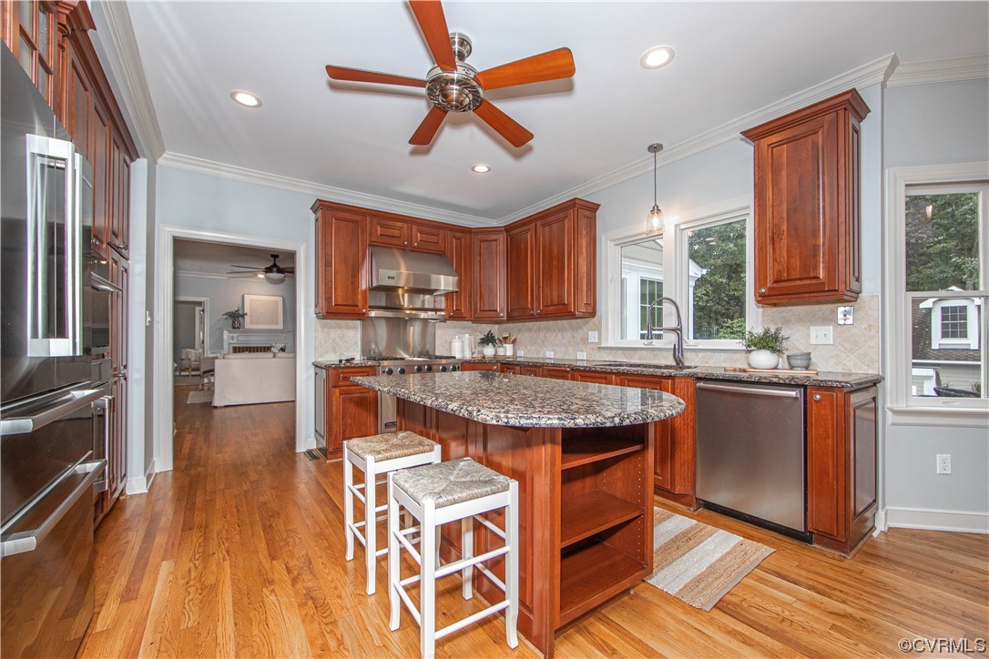 2425 Hartlepool Lane Midlothian, VA 23113 - Photo 16 of 44 a kitchen with granite countertop a counter top space a sink stainless steel appliances and cabinets