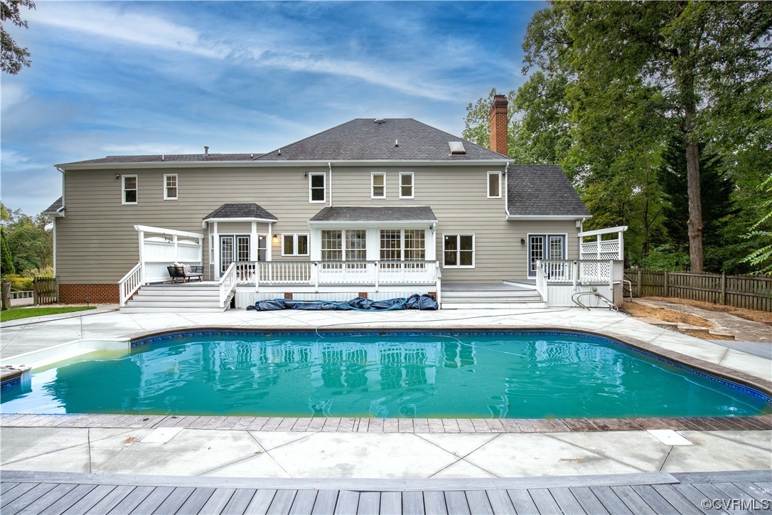2425 Hartlepool Lane Midlothian, VA 23113 - Photo 34 of 44 a front view of a house with a yard table and chairs