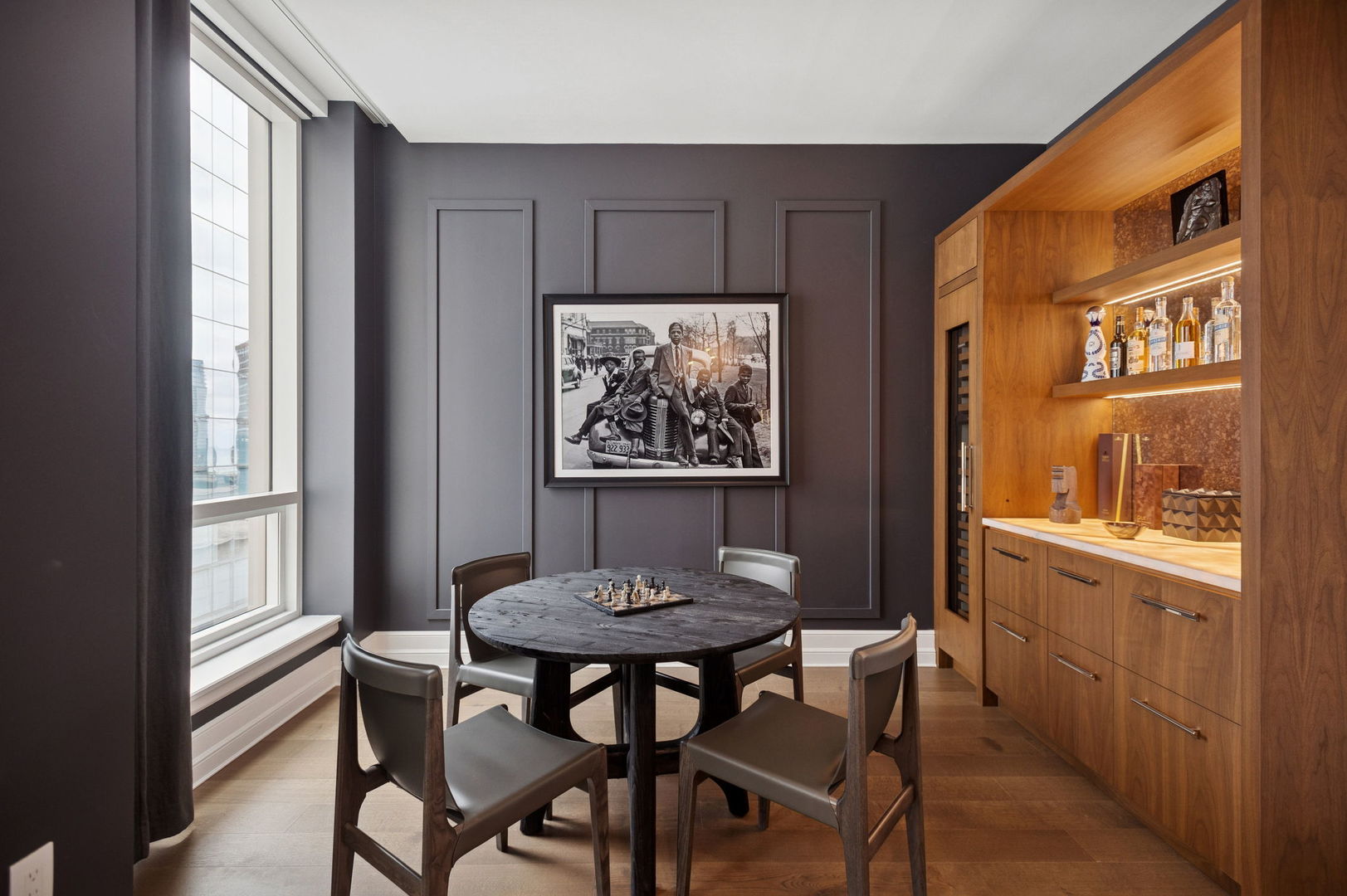 435 North Michigan Avenue, Unit 1112 Chicago, IL 60611 - Photo 40 of 70 a view of a dining room with furniture and window