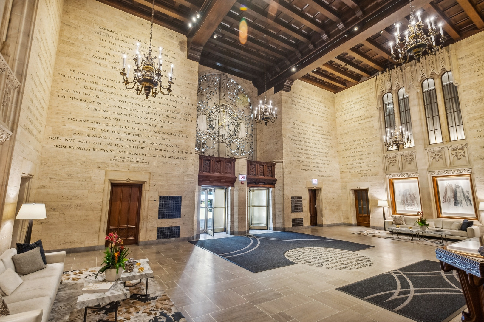 435 North Michigan Avenue, Unit 1112 Chicago, IL 60611 - Photo 47 of 70 a building outdoor space with patio furniture