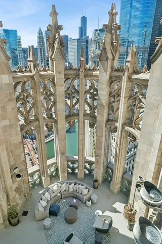 a view of balcony with patio