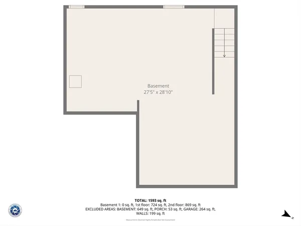 a picture of a room with a floor plan