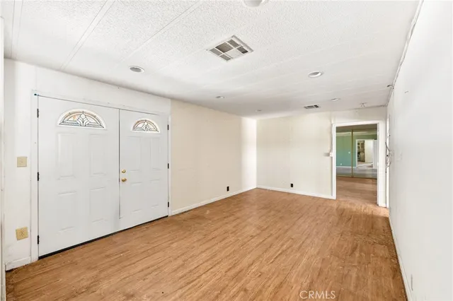 wooden floor in an empty room