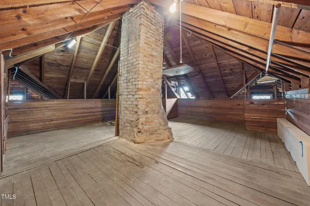 a view of a house with wooden floor