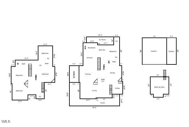 301 East H Street Erwin, NC 28339 - Photo 58 of 58 301 E H floorplan