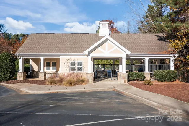 a view of a house with a park