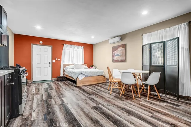 a kitchen with a stove and a sink