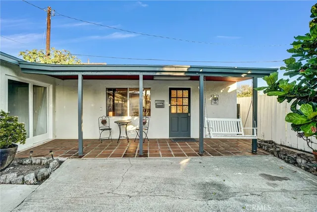 a view of a house with a porch