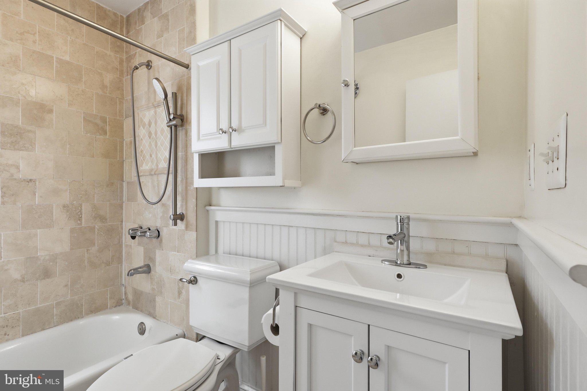 908 Gabel Street Silver Spring, MD 20901 - Photo 17 of 39 Refreshed Upstairs Hall Bathroom