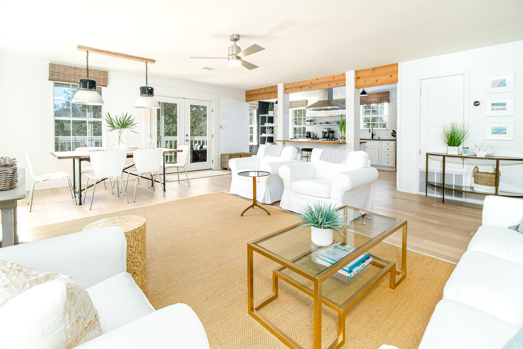 86 Crescent Road Santa Rosa Beach, FL 32459 - Photo 10 of 62 a living room with patio furniture and a floor to ceiling window