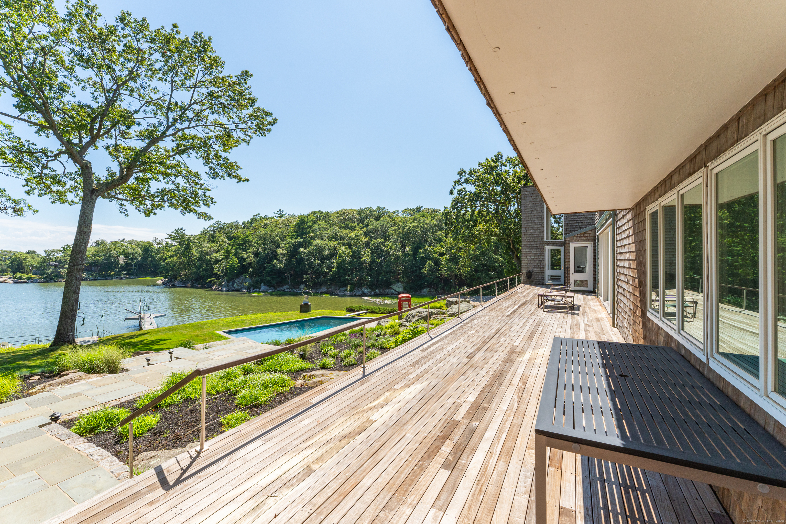 51 Andrews Road Guilford, CT 06437 - Photo 12 of 40 The front deck looking westward.