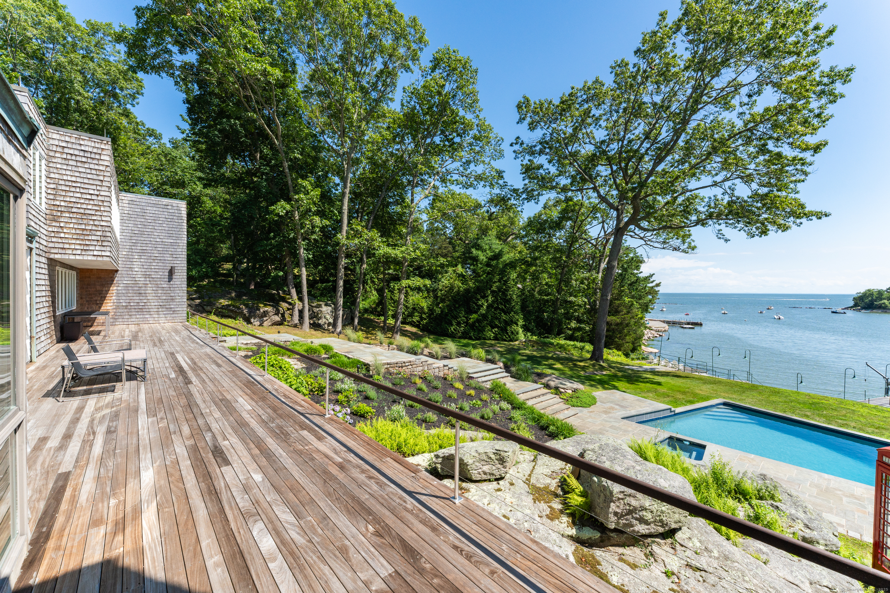 51 Andrews Road Guilford, CT 06437 - Photo 13 of 40 The front deck looking eastward.