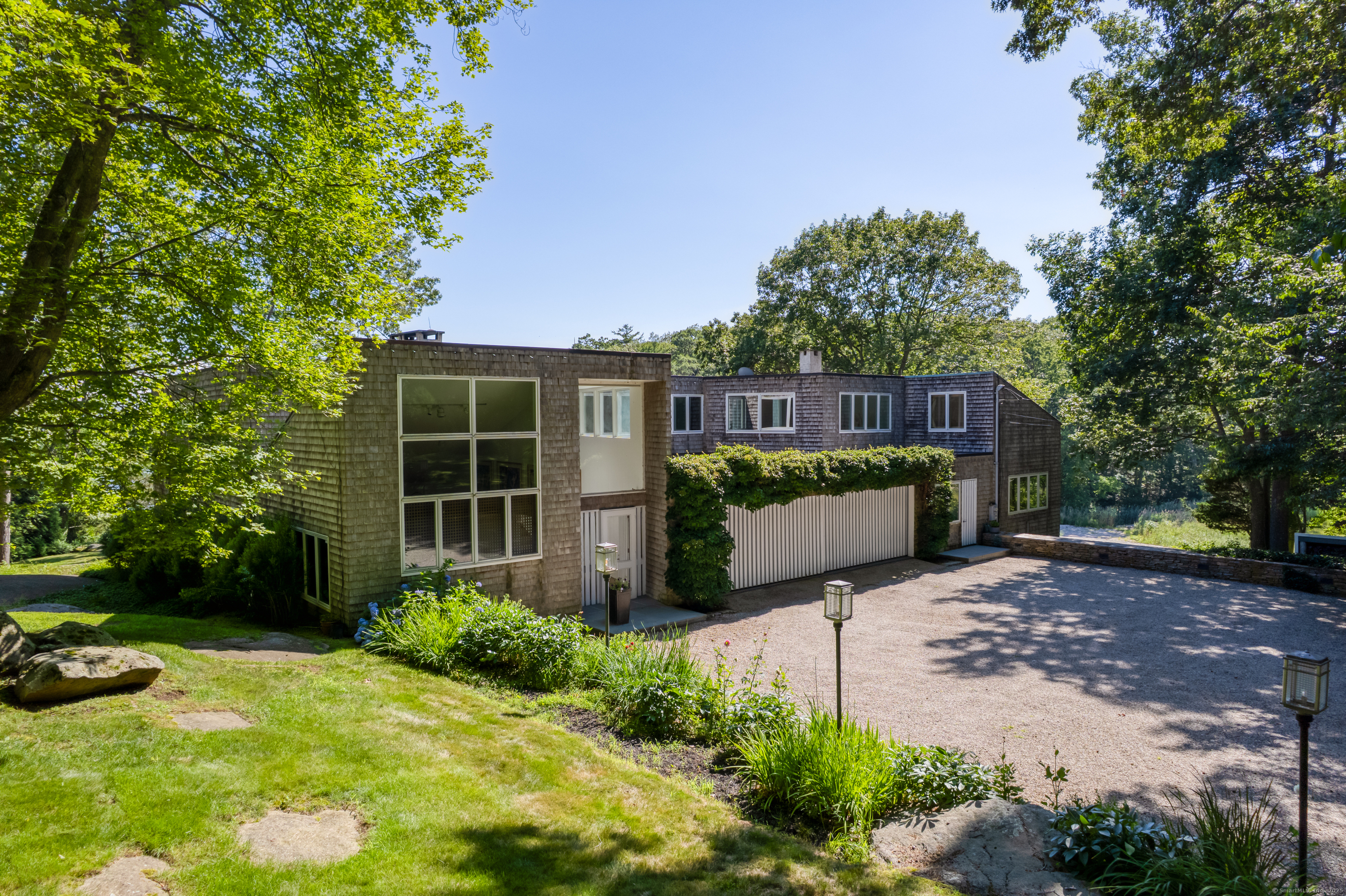 51 Andrews Road Guilford, CT 06437 - Photo 17 of 40 The view of the home as you come into the driveway.