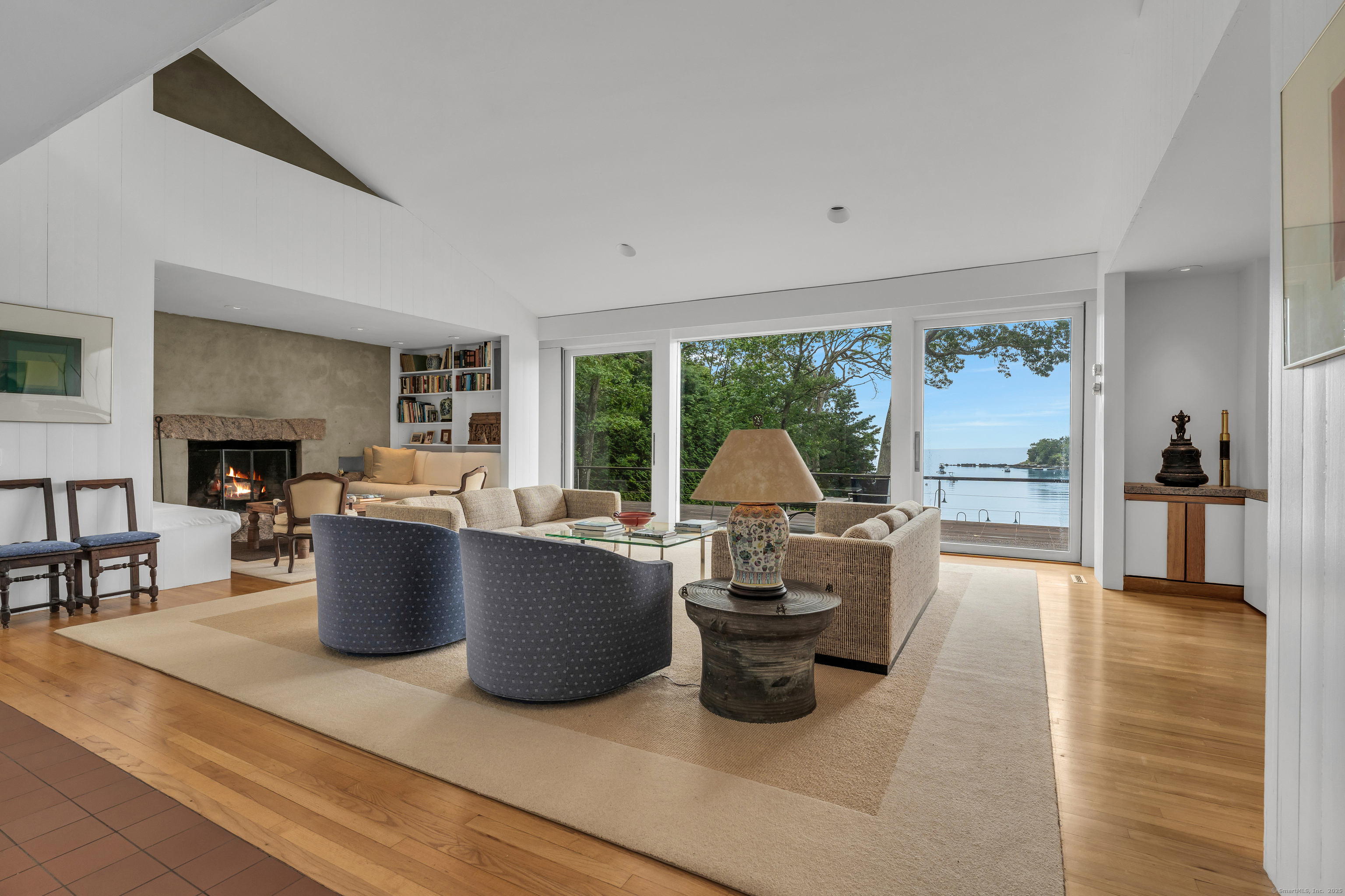 51 Andrews Road Guilford, CT 06437 - Photo 19 of 40 The Living Room with a view into "The Nook".