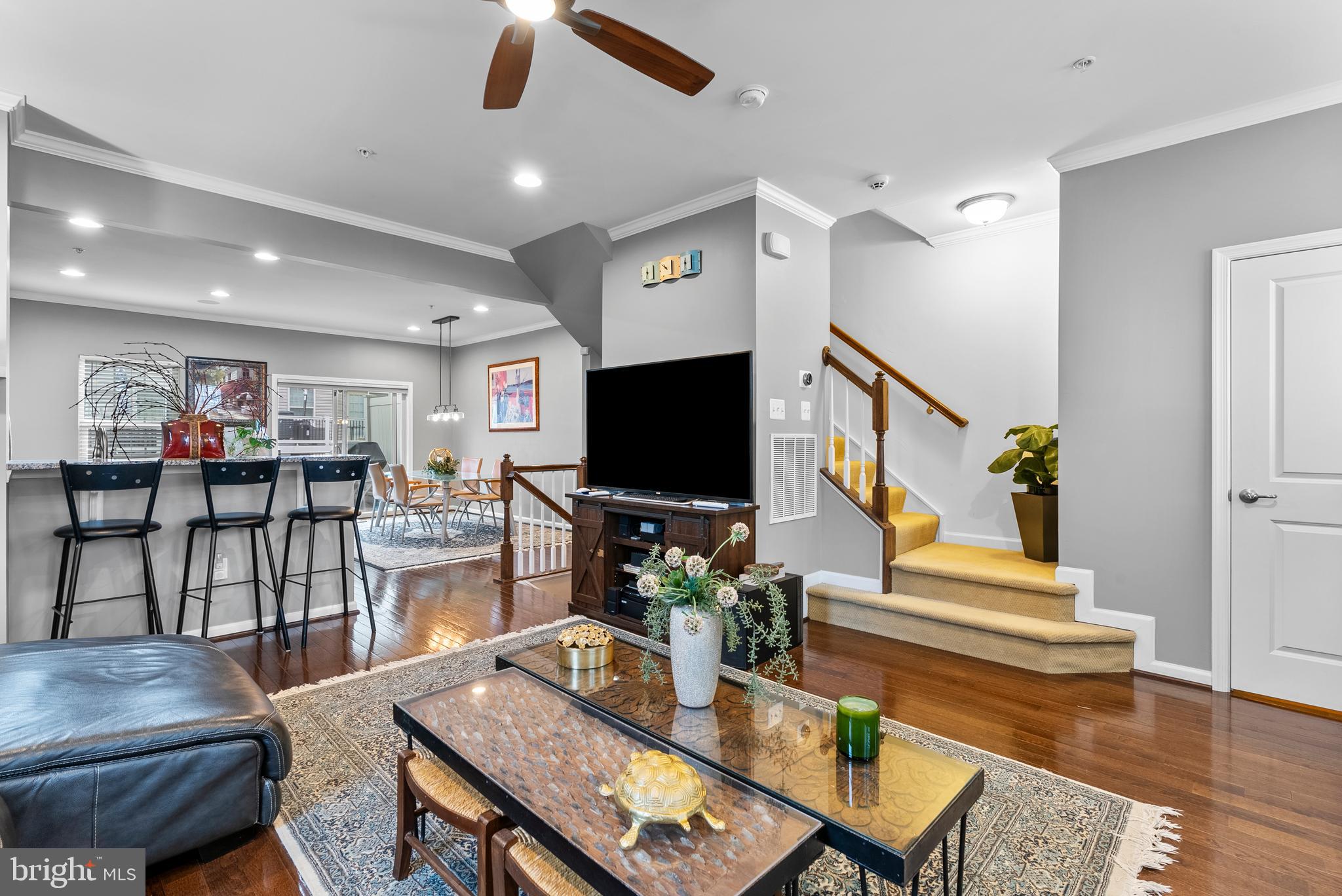 834 Oldham Street Baltimore, MD 21224 - Photo 27 of 55 a living room with furniture and a flat screen tv