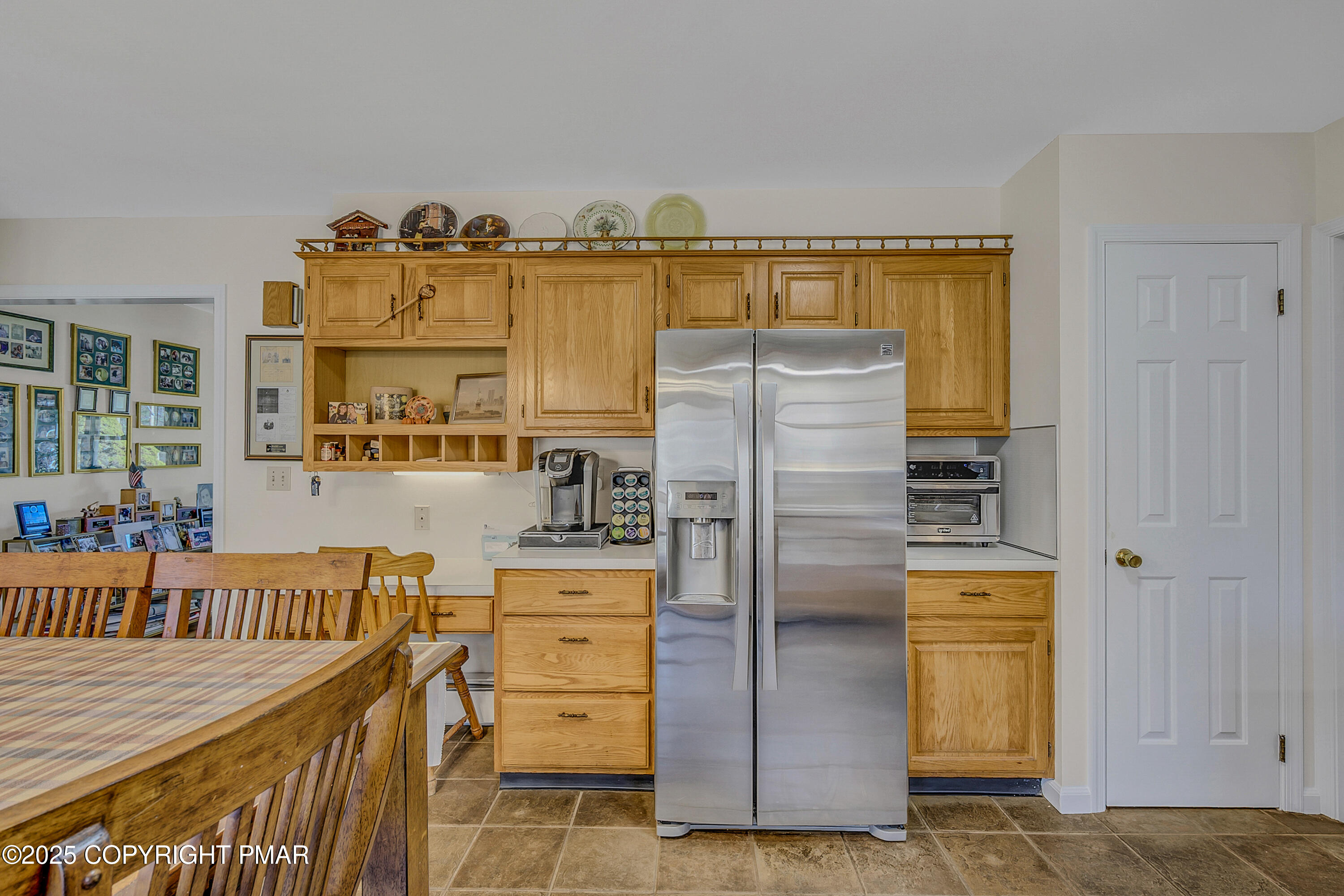 1451 Long Pond Road Long Pond, PA 18334 - Photo 44 of 82 a kitchen with a refrigerator and a more cabinets