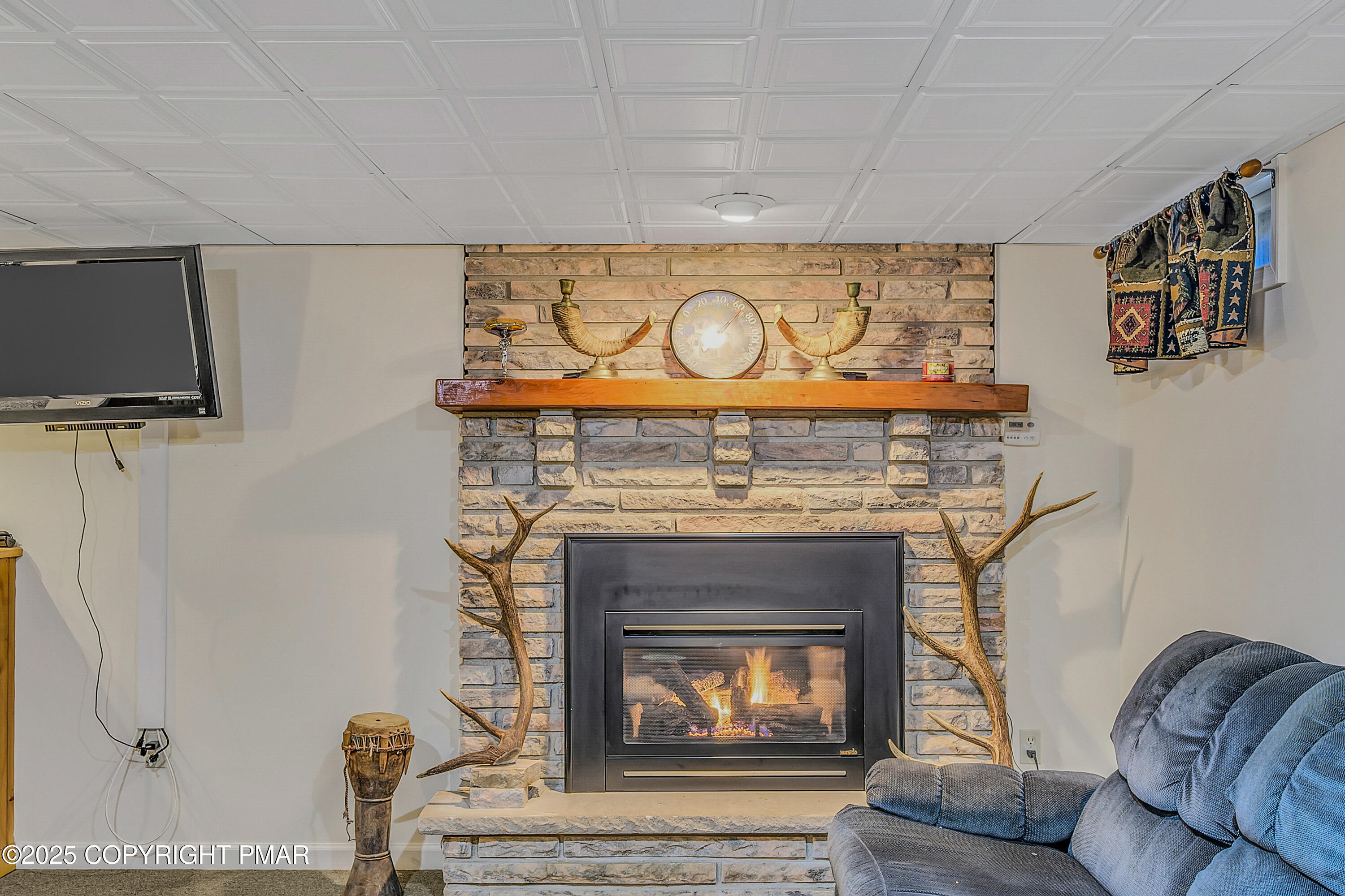 1451 Long Pond Road Long Pond, PA 18334 - Photo 68 of 82 a living room with furniture and a fireplace