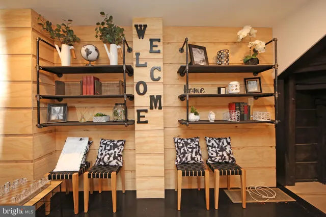 a view of a chairs and table in a patio