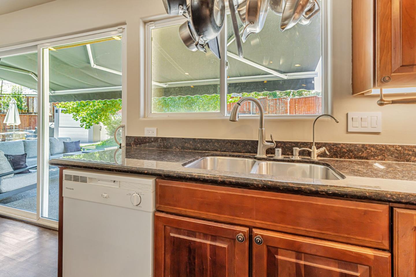 321 Vineyard Drive San Jose, CA 95119 - Photo 8 of 29 a kitchen with granite countertop a sink and a window