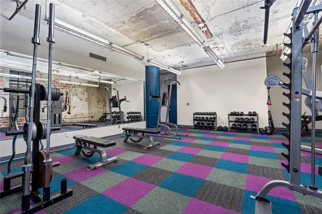 a room with musical instruments