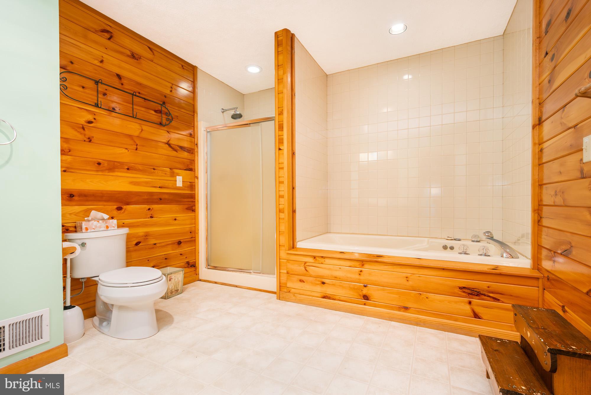 60 Barbaras Way McHenry, MD 21541 - Photo 24 of 51 a bathroom with a toilet sink and shower