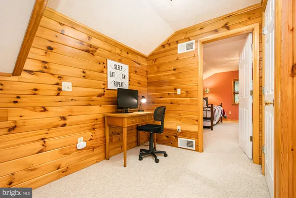 a view of a room with chairs