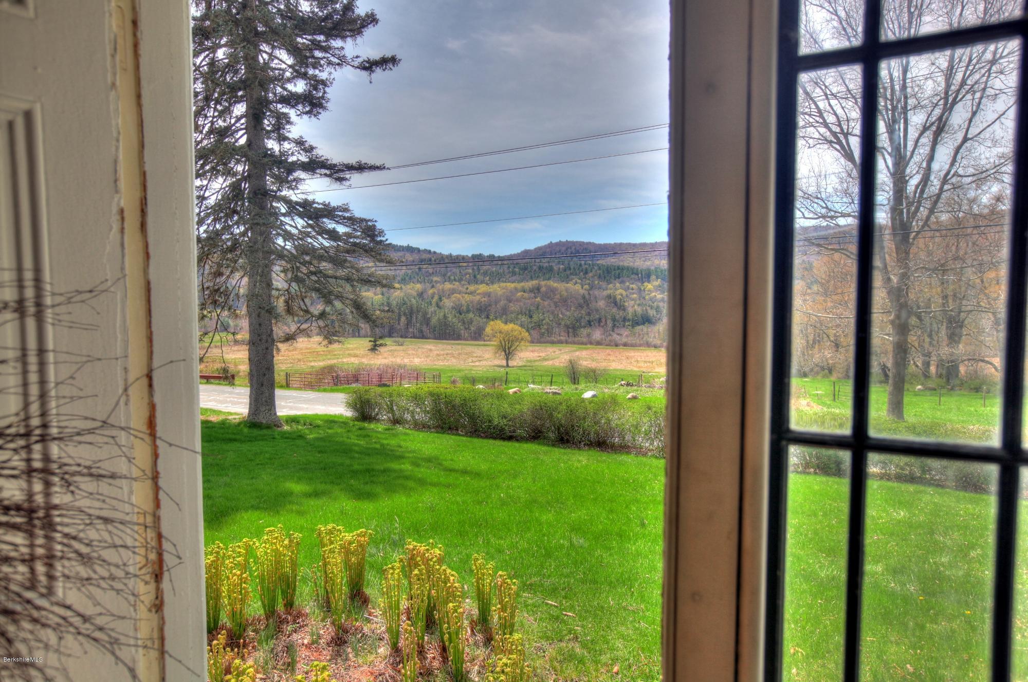 207 Main Road Tyringham, MA 01264 - Photo 34 of 71 a view of yard from a window