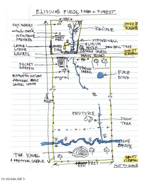 207 Main Road Tyringham, MA 01264 - Photo 10 of 71 Sketch of Land Elmwood