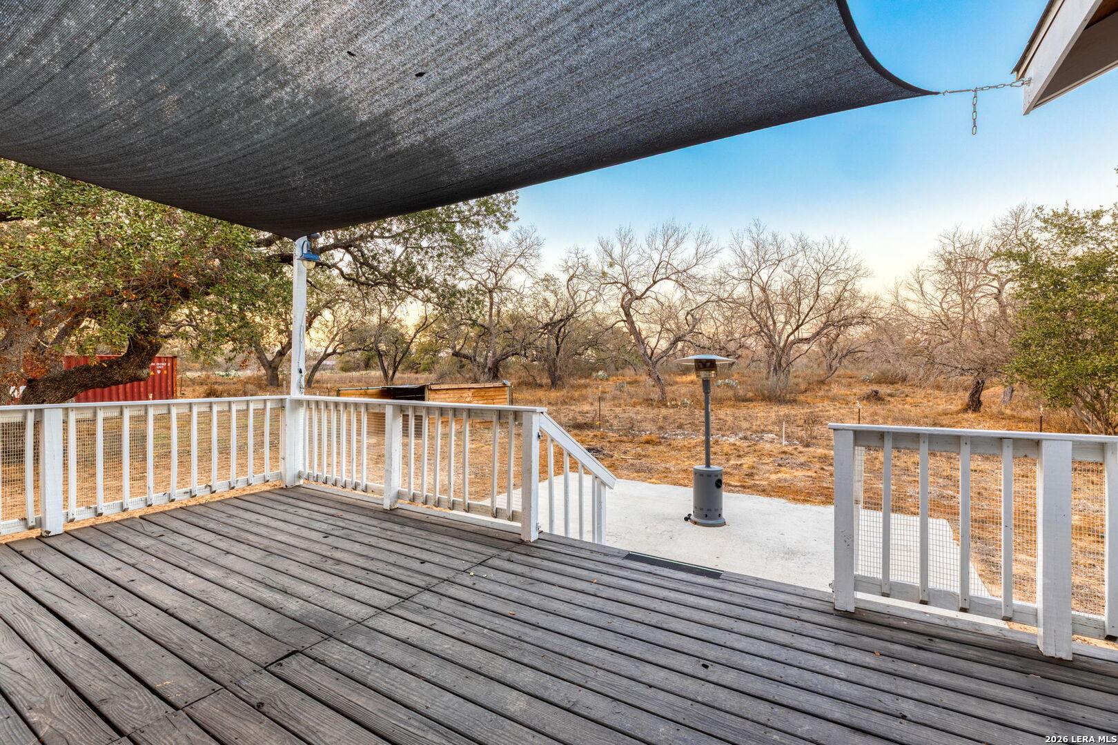 2383 Tomblin Road Bigfoot, TX 78005 - Photo 28 of 61 a view of deck with wooden floor and fence