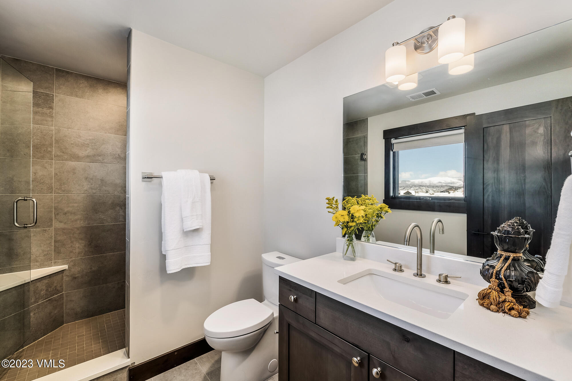 434 Hunters View Lane Eagle, CO 81631 - Photo 21 of 28 a bathroom with a sink toilet and shower