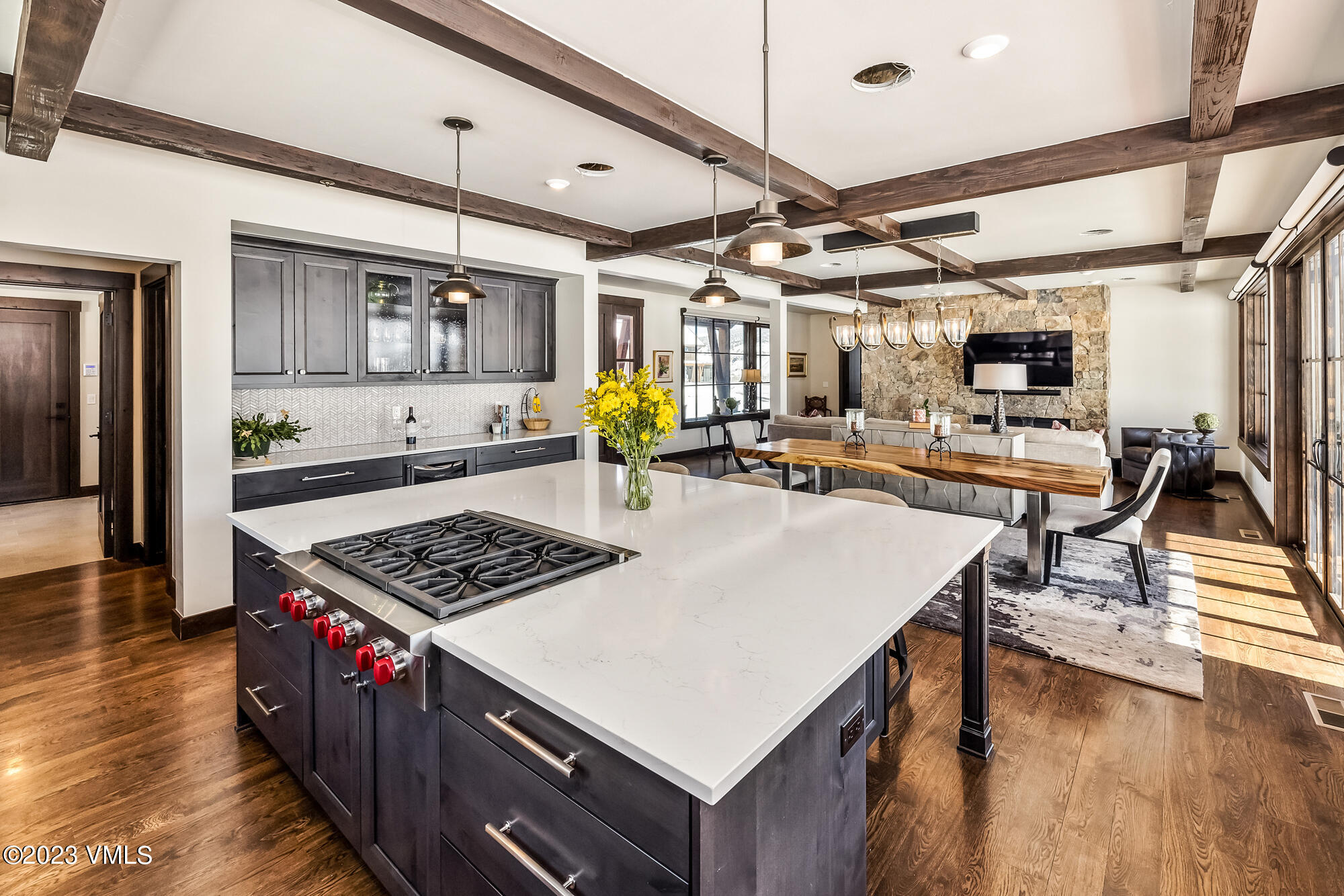 434 Hunters View Lane Eagle, CO 81631 - Photo 5 of 28 a kitchen with stainless steel appliances granite countertop a stove and cabinets